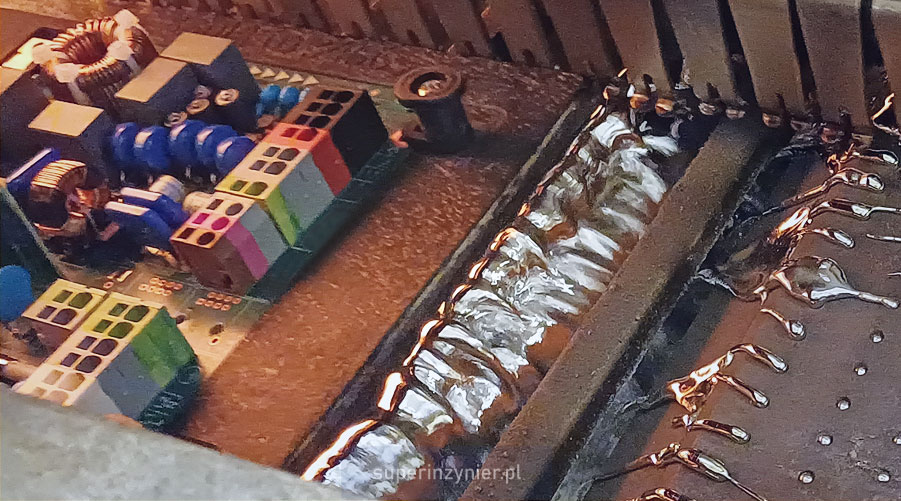 Wave soldering profile